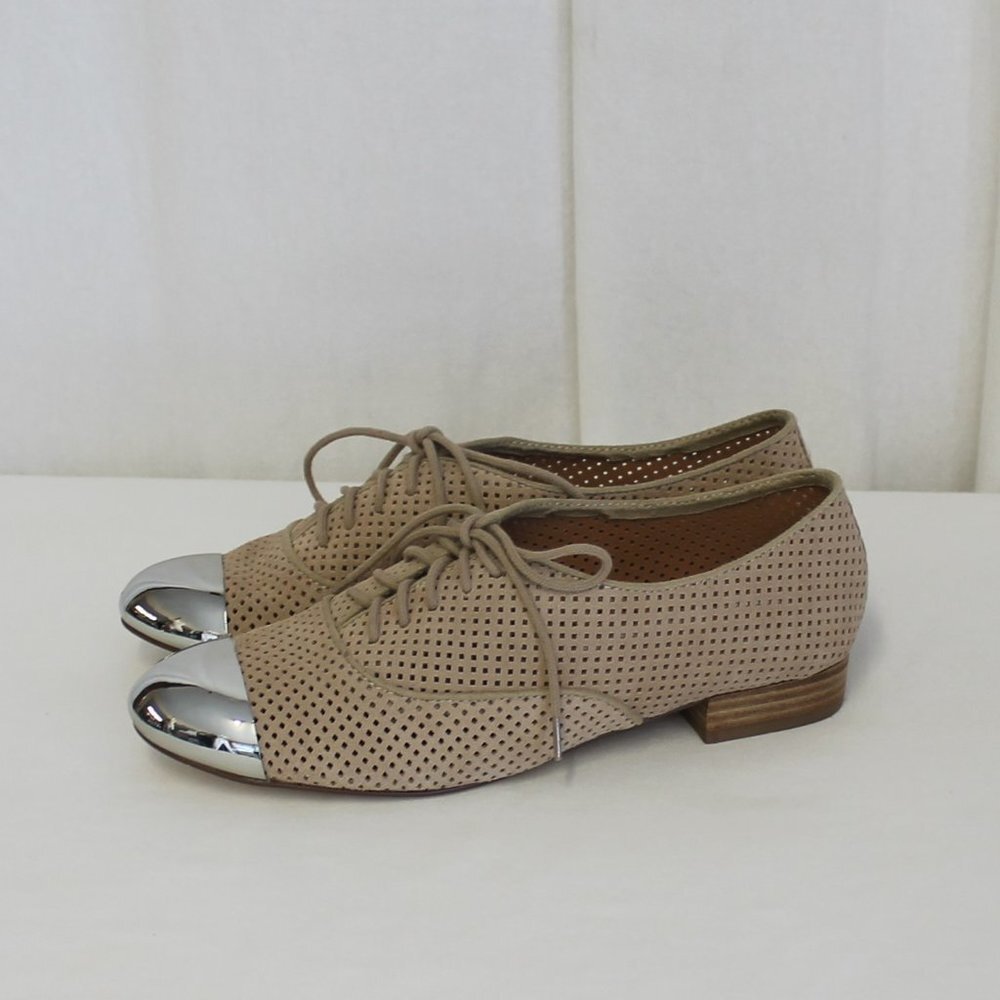 DV by Dolce Vita  Nude Flippa Perforated Designer Oxfords